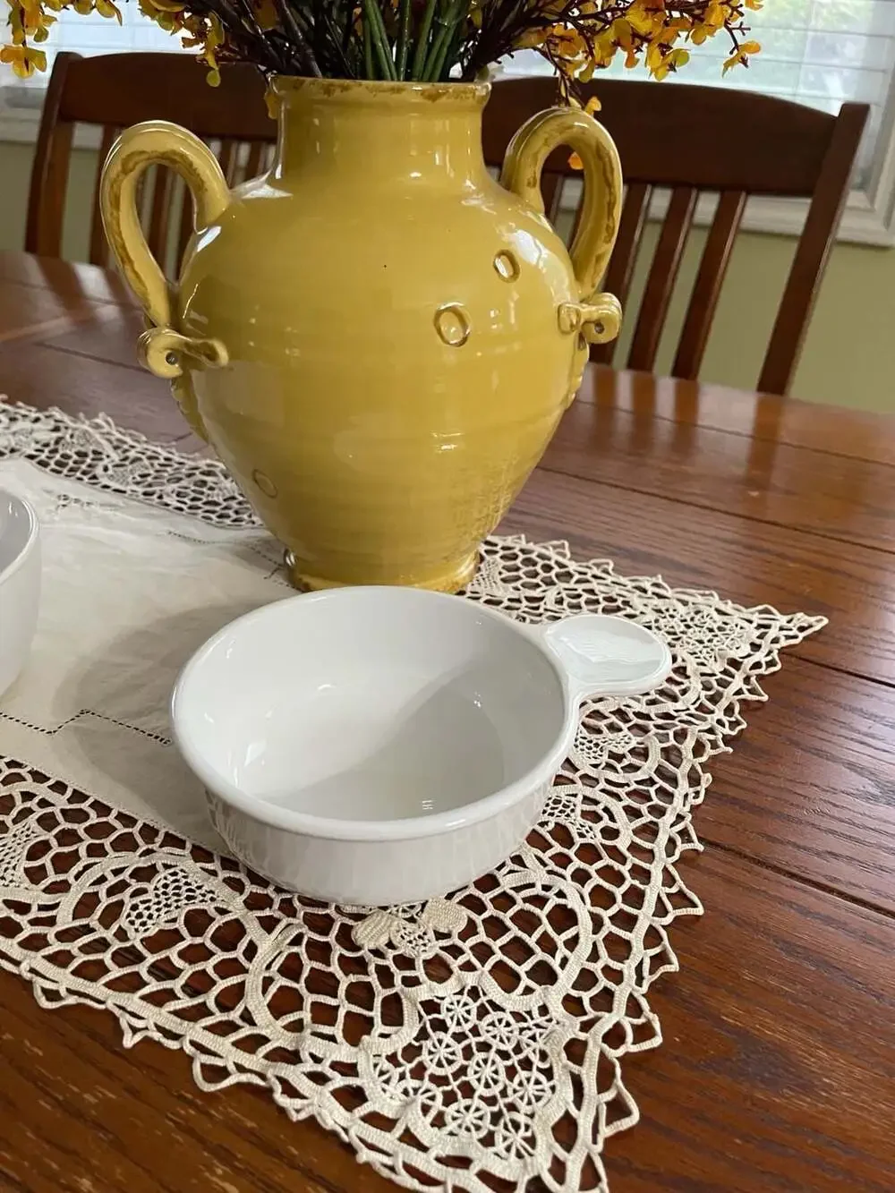 CorningWare Corelle & Grab It Bowl Set with Blue Cornflower Pattern and Handle
